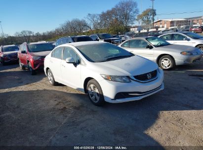 Lot #3035080526 2013 HONDA CIVIC LX