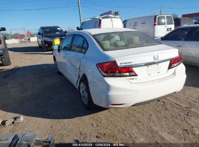 Lot #3035080526 2013 HONDA CIVIC LX