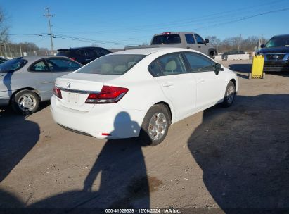 Lot #3035080526 2013 HONDA CIVIC LX