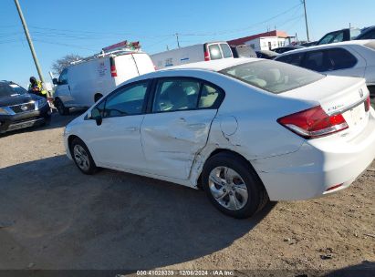 Lot #3035080526 2013 HONDA CIVIC LX