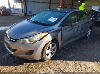 Lot #3035066964 2013 HYUNDAI ELANTRA GLS