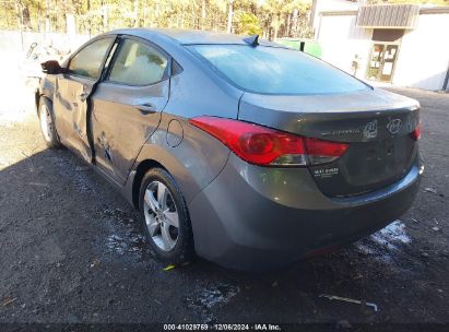 Lot #3035066964 2013 HYUNDAI ELANTRA GLS