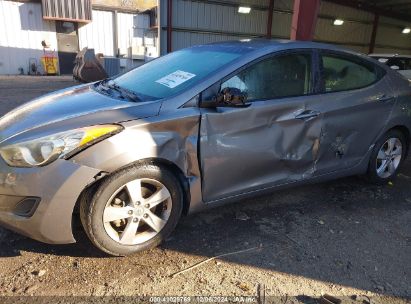 Lot #3035066964 2013 HYUNDAI ELANTRA GLS