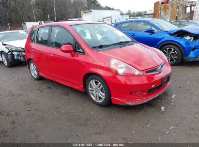 Lot #3035707765 2008 HONDA FIT SPORT