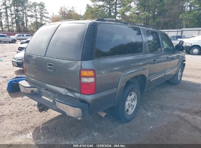 Lot #3035080511 2002 CHEVROLET SUBURBAN 1500 LT