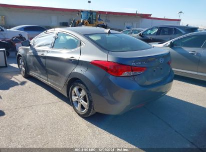 Lot #3037131244 2013 HYUNDAI ELANTRA GLS