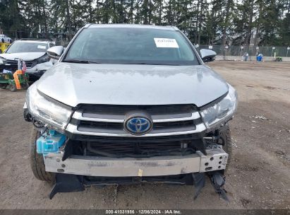 Lot #3035092513 2018 TOYOTA HIGHLANDER HYBRID LIMITED