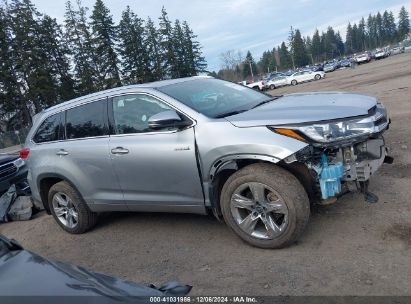 Lot #3035092513 2018 TOYOTA HIGHLANDER HYBRID LIMITED