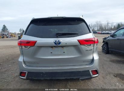 Lot #3035092513 2018 TOYOTA HIGHLANDER HYBRID LIMITED