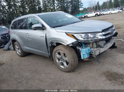 Lot #3035092513 2018 TOYOTA HIGHLANDER HYBRID LIMITED