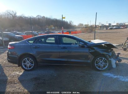 Lot #3056470311 2015 FORD FUSION HYBRID SE