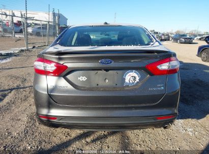 Lot #3056470311 2015 FORD FUSION HYBRID SE