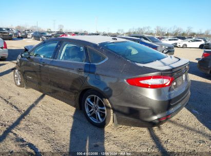 Lot #3056470311 2015 FORD FUSION HYBRID SE