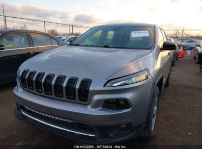 Lot #3034050572 2015 JEEP CHEROKEE SPORT