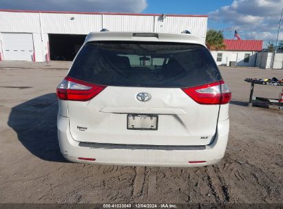 Lot #3034050554 2017 TOYOTA SIENNA XLE 8 PASSENGER