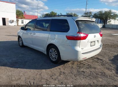 Lot #3034050554 2017 TOYOTA SIENNA XLE 8 PASSENGER