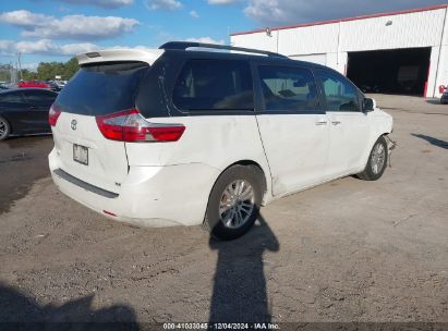 Lot #3034050554 2017 TOYOTA SIENNA XLE 8 PASSENGER