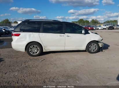 Lot #3034050554 2017 TOYOTA SIENNA XLE 8 PASSENGER