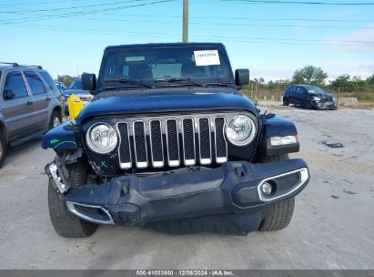 Lot #3051081949 2020 JEEP WRANGLER UNLIMITED SAHARA 4X4