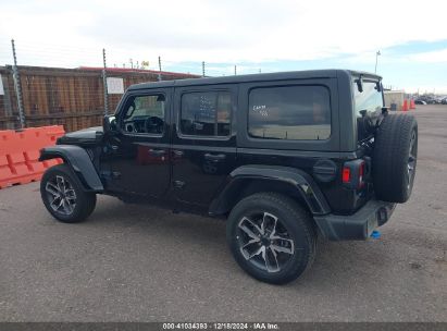 Lot #3053066297 2024 JEEP WRANGLER 4XE SPORT S