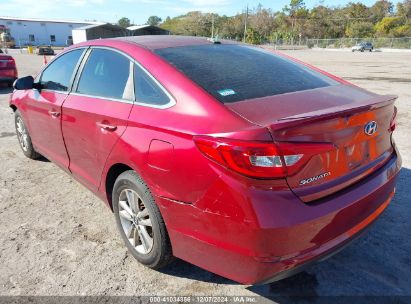 Lot #3034050501 2016 HYUNDAI SONATA SE