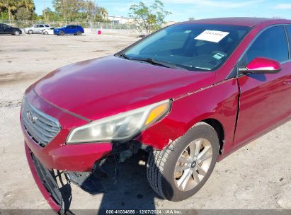 Lot #3034050501 2016 HYUNDAI SONATA SE