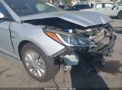 Lot #3053068281 2017 HYUNDAI SONATA HYBRID SE