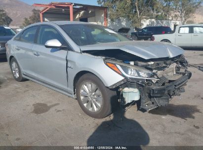 Lot #3053068281 2017 HYUNDAI SONATA HYBRID SE