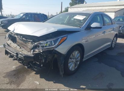 Lot #3053068281 2017 HYUNDAI SONATA HYBRID SE