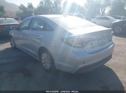 Lot #3053068281 2017 HYUNDAI SONATA HYBRID SE