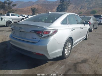 Lot #3053068281 2017 HYUNDAI SONATA HYBRID SE