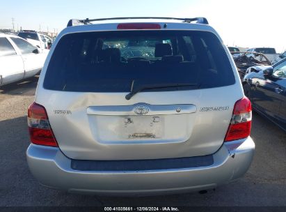 Lot #3035707899 2005 TOYOTA HIGHLANDER V6