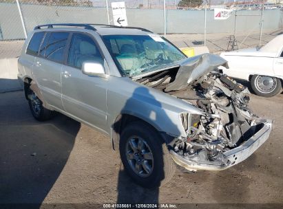 Lot #3035707899 2005 TOYOTA HIGHLANDER V6