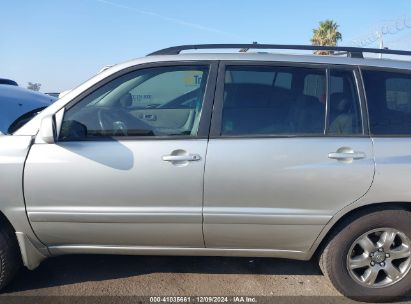 Lot #3035707899 2005 TOYOTA HIGHLANDER V6