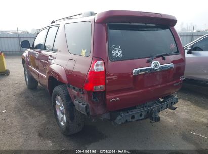 Lot #3035707898 2008 TOYOTA 4RUNNER SR5 V6