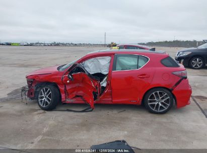 Lot #3051078383 2014 LEXUS CT 200H