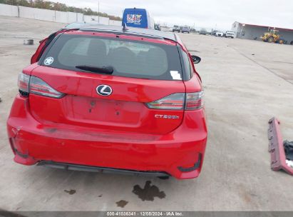 Lot #3051078383 2014 LEXUS CT 200H