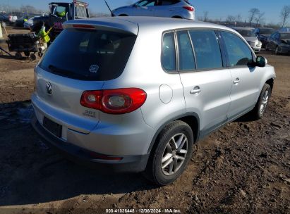 Lot #3032321484 2011 VOLKSWAGEN TIGUAN S