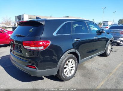 Lot #3034472712 2016 KIA SORENTO 3.3L LX