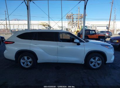 Lot #3053068257 2020 TOYOTA HIGHLANDER LE