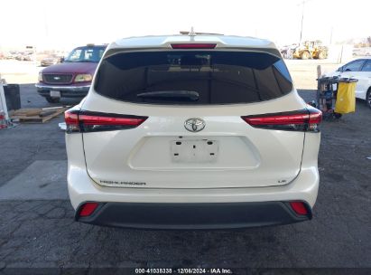 Lot #3053068257 2020 TOYOTA HIGHLANDER LE