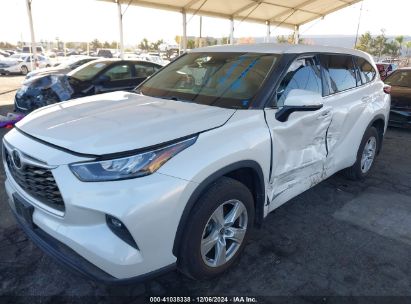 Lot #3053068257 2020 TOYOTA HIGHLANDER LE