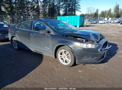 Lot #3035092343 2018 FORD FUSION HYBRID SE