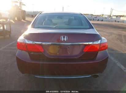 Lot #3034472707 2014 HONDA ACCORD LX