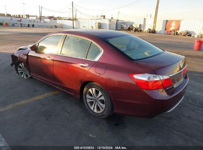 Lot #3034472707 2014 HONDA ACCORD LX