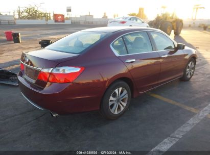 Lot #3034472707 2014 HONDA ACCORD LX