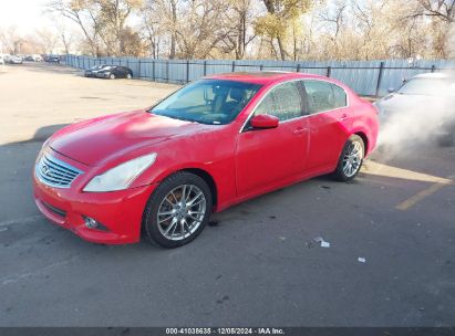 Lot #3035089174 2010 INFINITI G37X