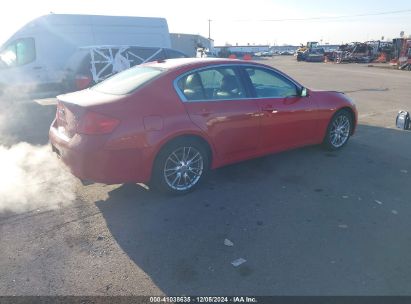 Lot #3035089174 2010 INFINITI G37X