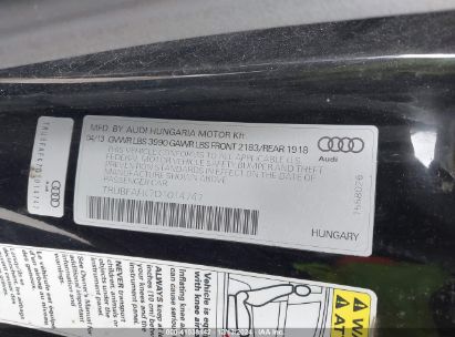 Lot #3037537249 2013 AUDI TT 2.0T PREMIUM PLUS