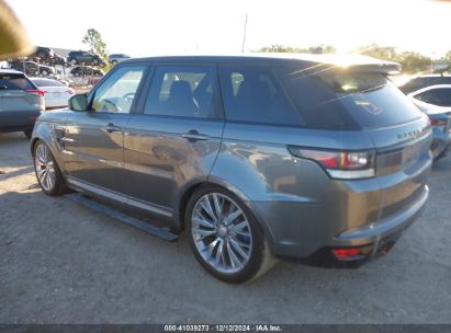 Lot #3042566400 2016 LAND ROVER RANGE ROVER SPORT 5.0L V8 SUPERCHARGED SVR